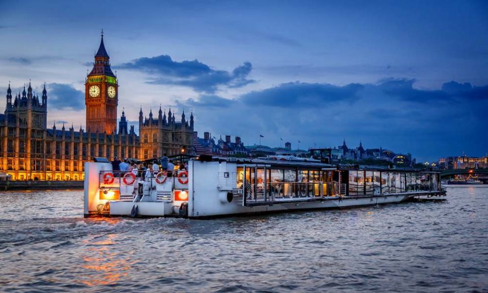 romantic river cruise london