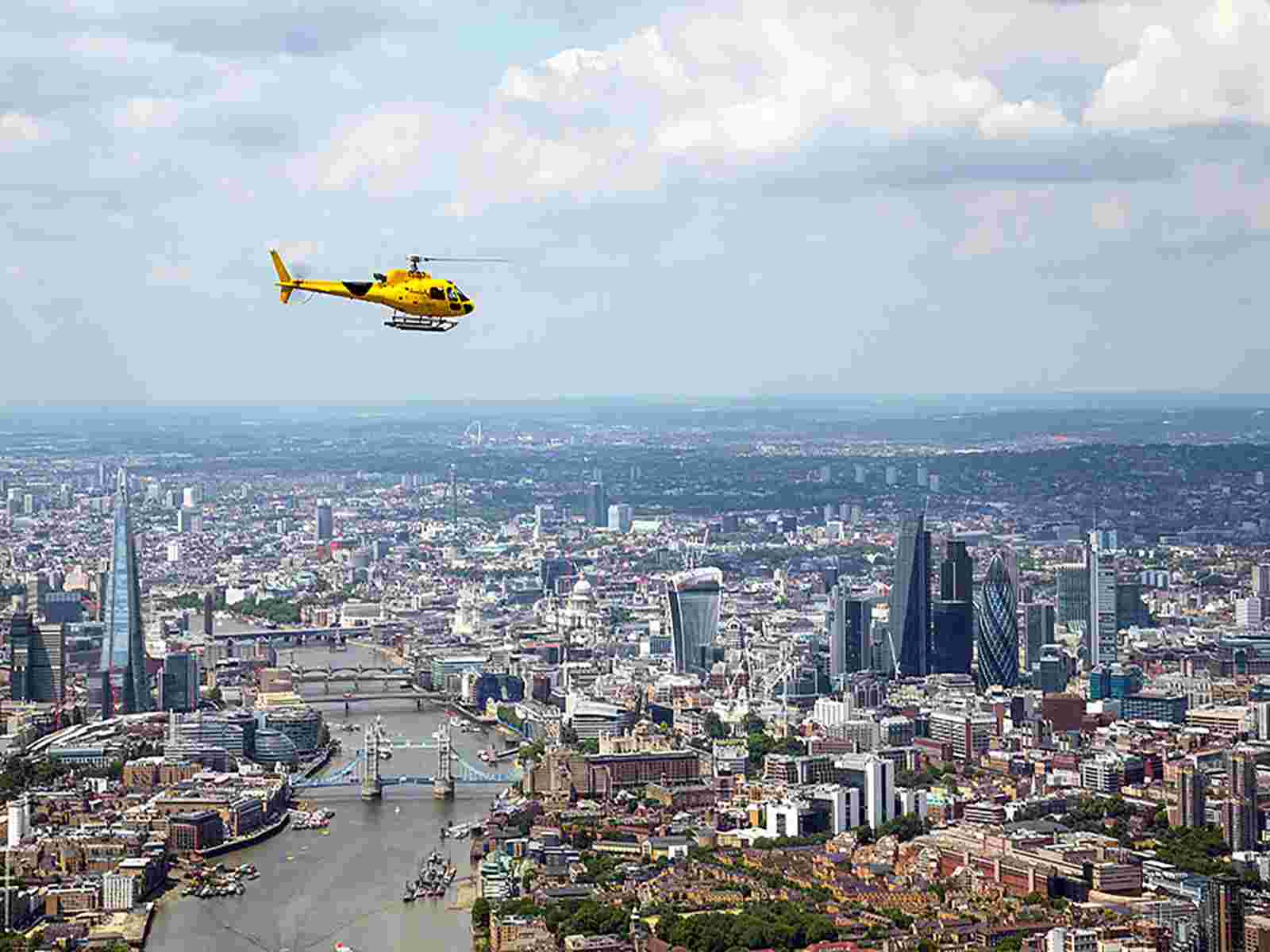 helicopter trip london